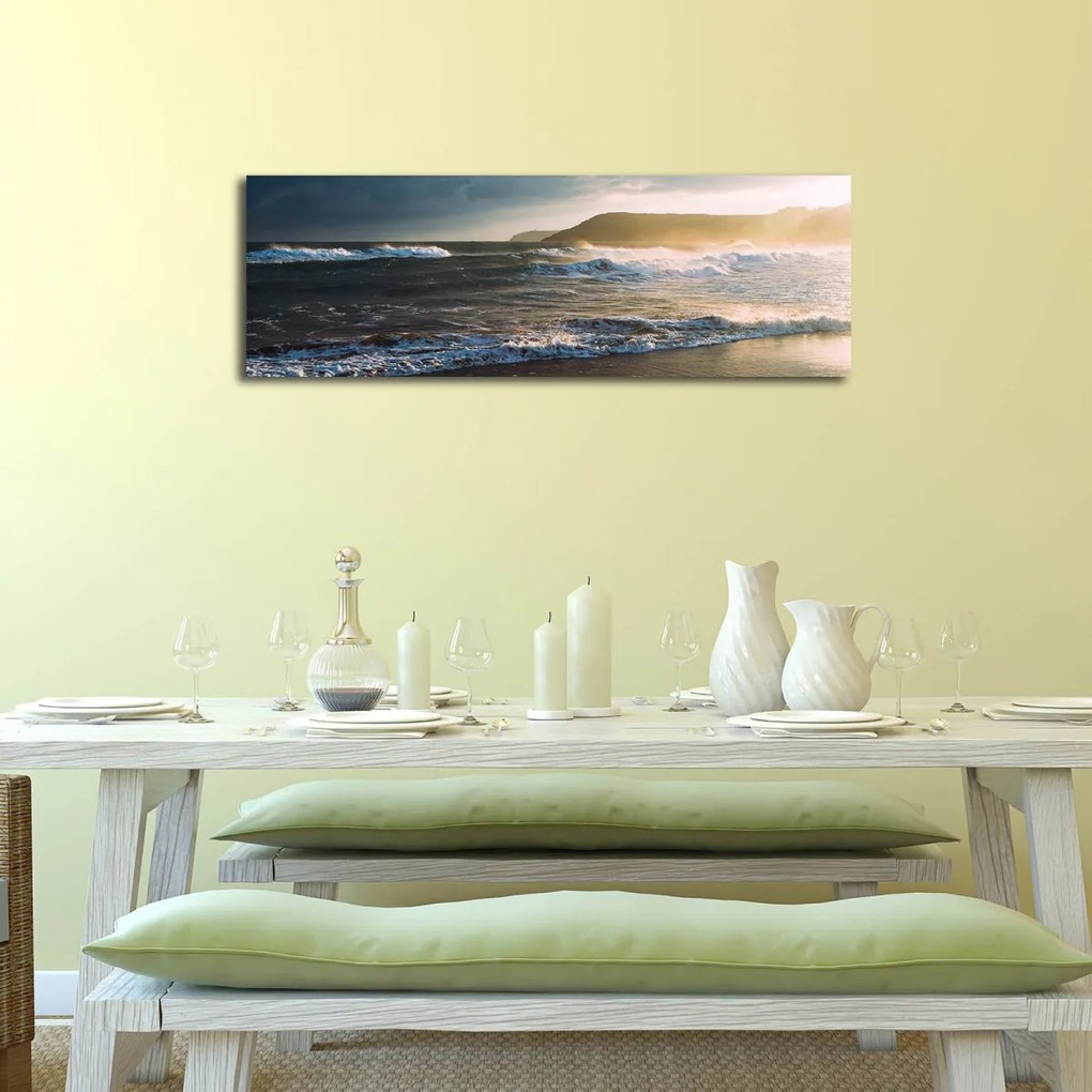 Obraz s led osvetlením Poseidon 90x30 cm