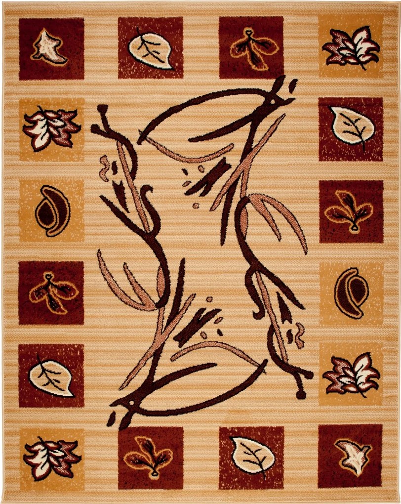 TA Koberec 7157B SVETLO BÉŽOVÝ ATLAS PP Rozmer: 130x190 cm