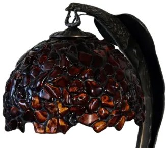 Jantárová lampa Tiffany 48*22Ø AMBER