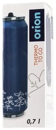 Orion Termoska plechovka Lúka 0,7 l, modrá