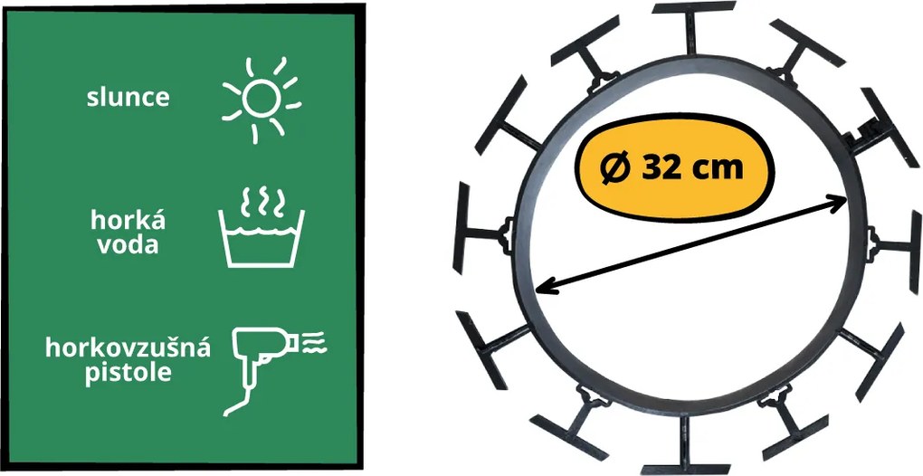 Plastový neviditeľný obrubník LEGI 60 mm