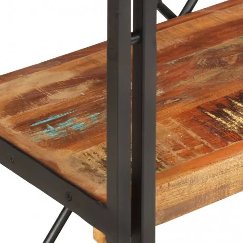 vidaXL Knižnica s 3 policami 60x30x80 cm recyklovaný masív-