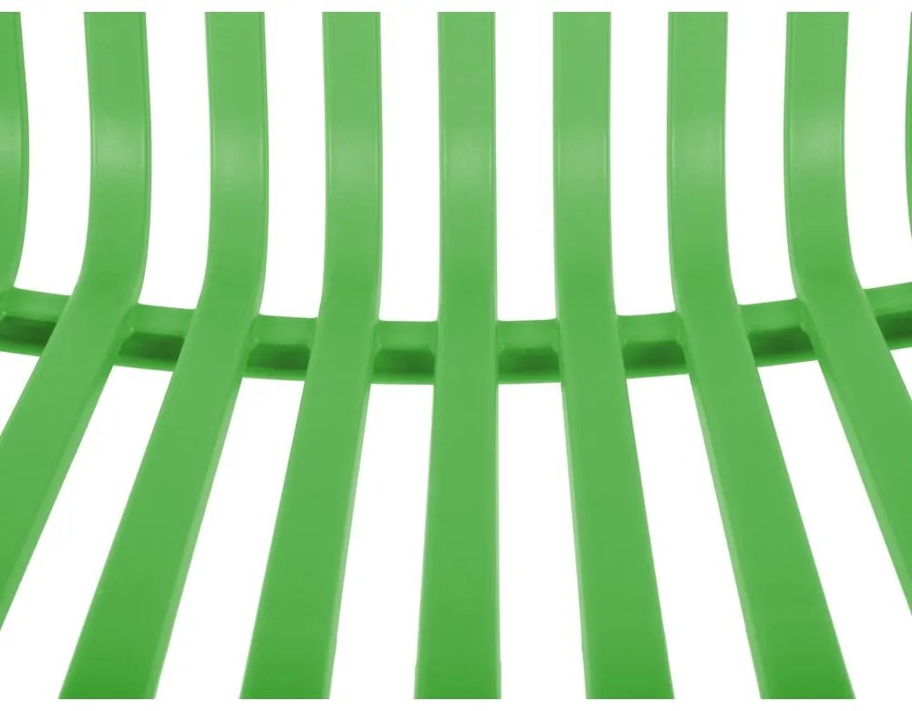 Zelená plastová jedálenská stolička Glee – Leitmotiv