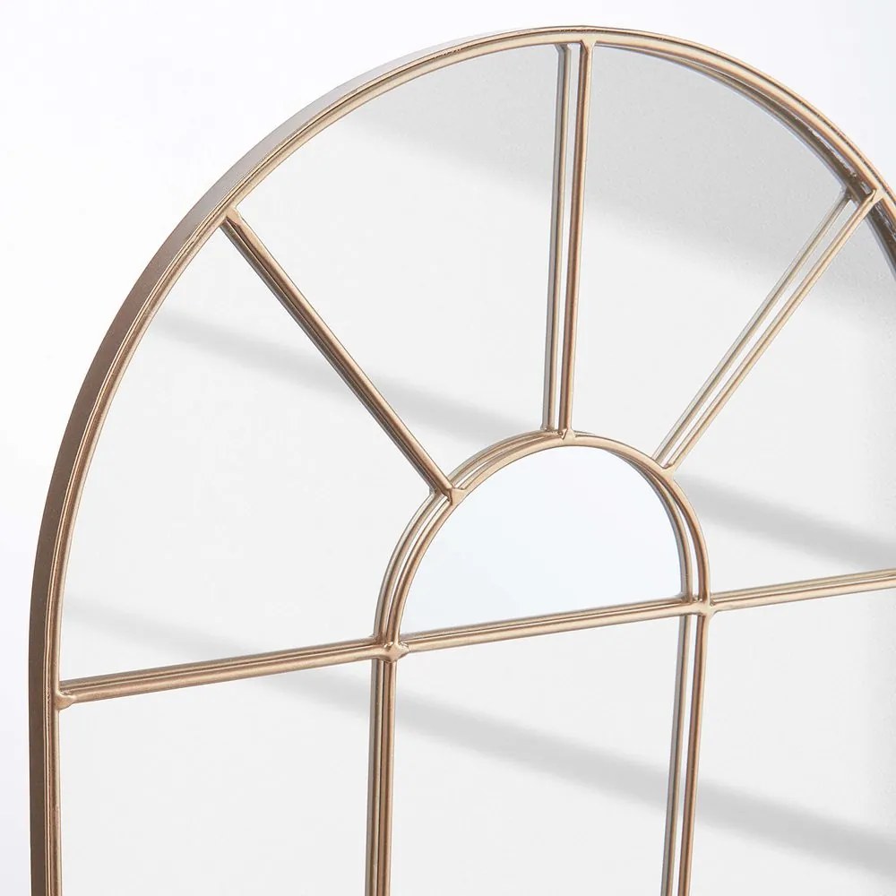 FINESTRA Zrkadlové okno 30 cm - zlatá