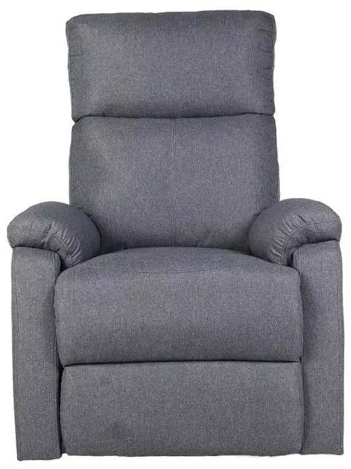 LuxuryForm DESIGN Televízne kreslo CARLOS s polohovaním - sivé