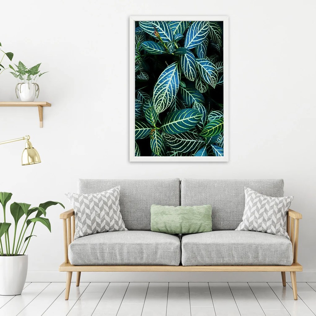 Gario Plagát Šťavnaté zelené listy Farba rámu: Bez rámu, Rozmery: 30 x 45 cm
