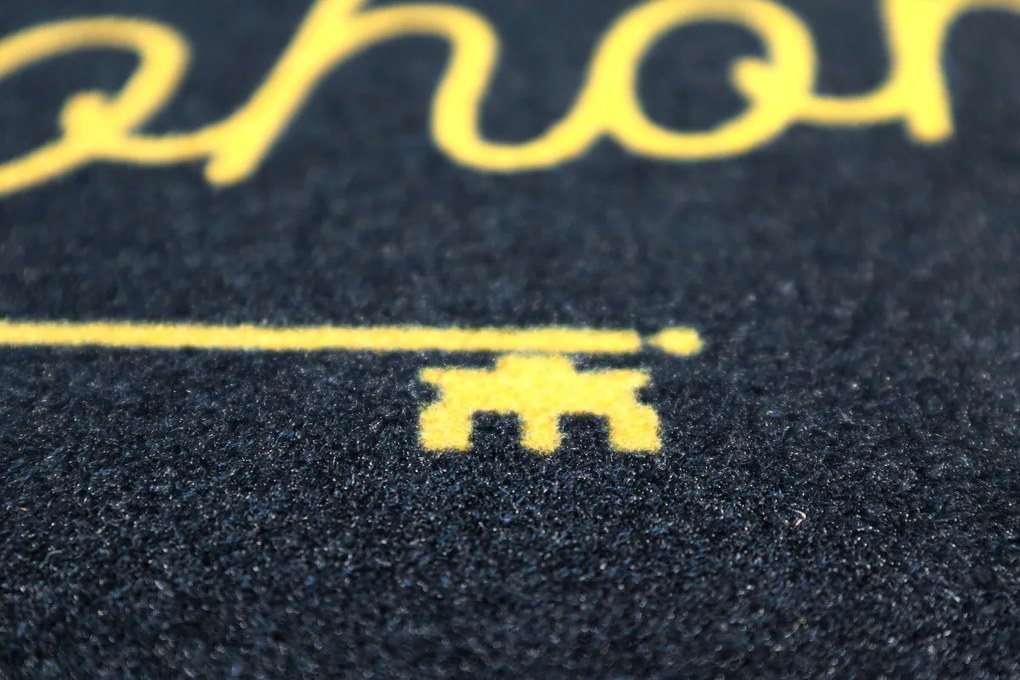 Mercury Flooring, Rohožka Alohomora 40x60 cm, 40x60, čierna