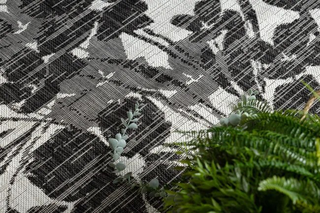 Koberec ORGANIC 2735 krémový / čierny / naturálny