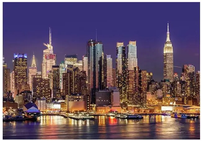 Fototapeta - NYC: Night City Veľkosť: 100x70, Verzia: Standard