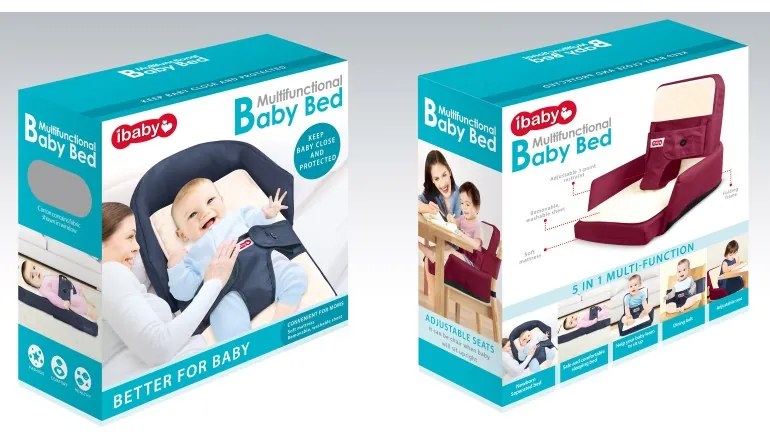 Hniezdo pre deti Multi 5v1 bordové ibaby