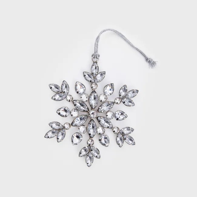Závesná vianočná dekorácia DIAMOS snehová vločka 710520