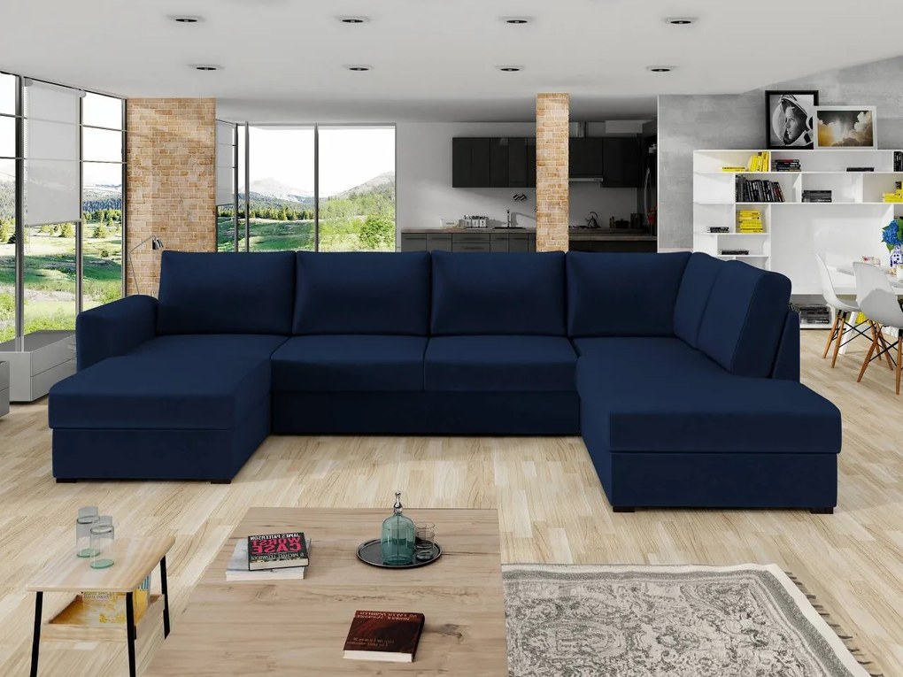 Sedacia súprava Szafran, Dostupné poťahy: ekokoža Soft 017 + Lux 06, Strana: ľavá