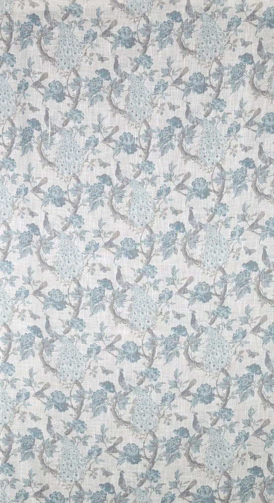 ZÁVES NA KRÚŽKOCH EMERA 140X250 CM KVETY