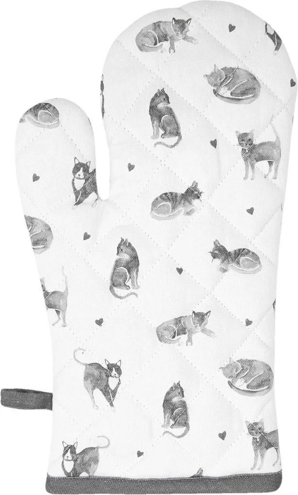 Kuchynská bavlnená rukavica Cat and Kittens - 16 * 30 cm