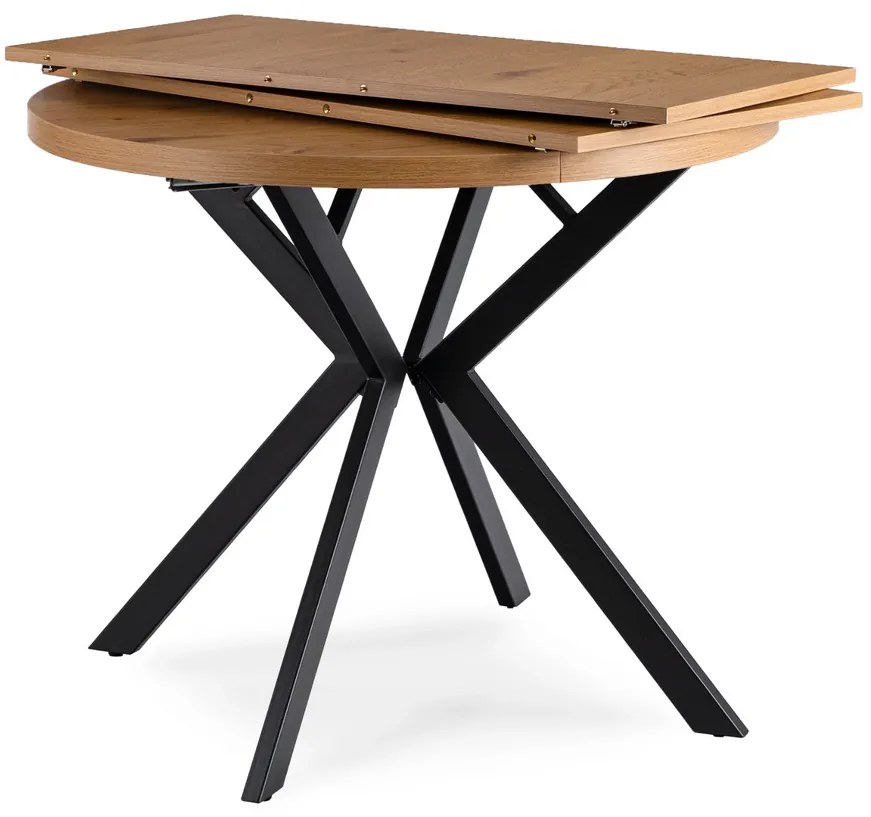 Stôl RENO 90–190 cm Dub Zlatý/Čierny