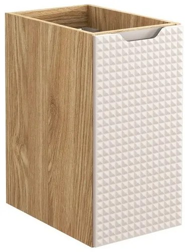 Závesná skrinka pod umývadlo Luxor Beige s doskou 70 cm béžová/dub olejovaný