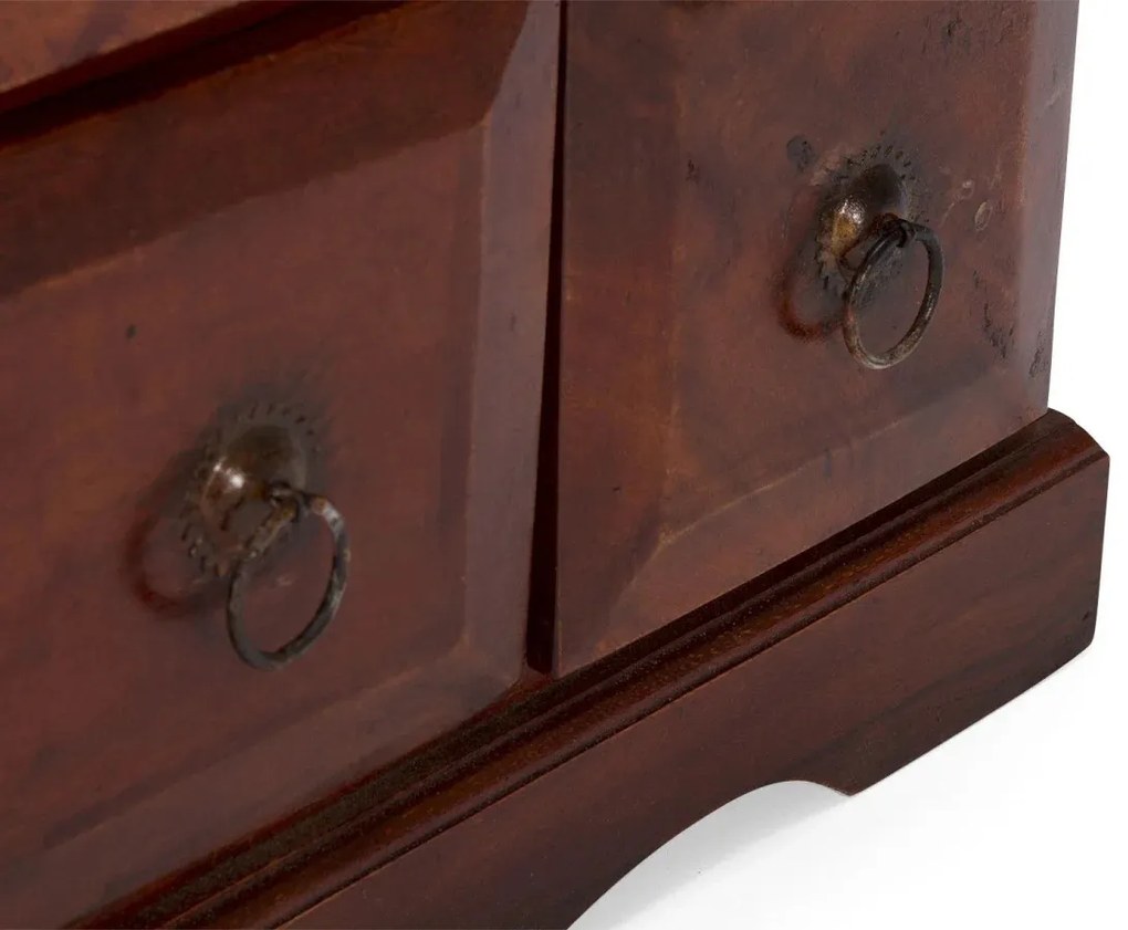 furniture-nabytek.cz - Masivní komoda lékárníka Texas z akácie, lakovaná, hnědá