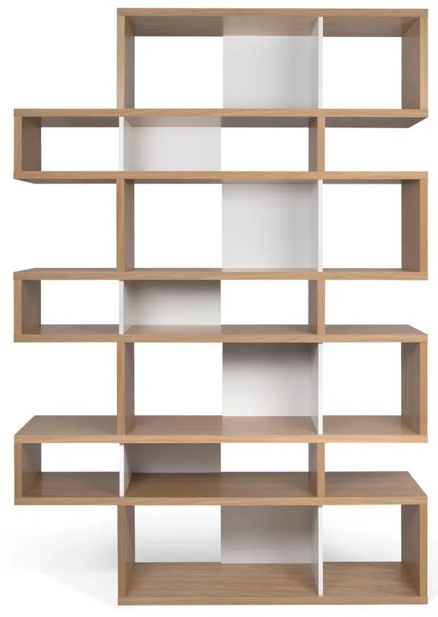 Svetlohnedá knižnica TemaHome London, 220 × 34 cm