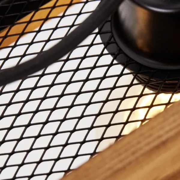 Brilliant - Luster na lanku CALANDRA 6xE27/42W/230V borovica