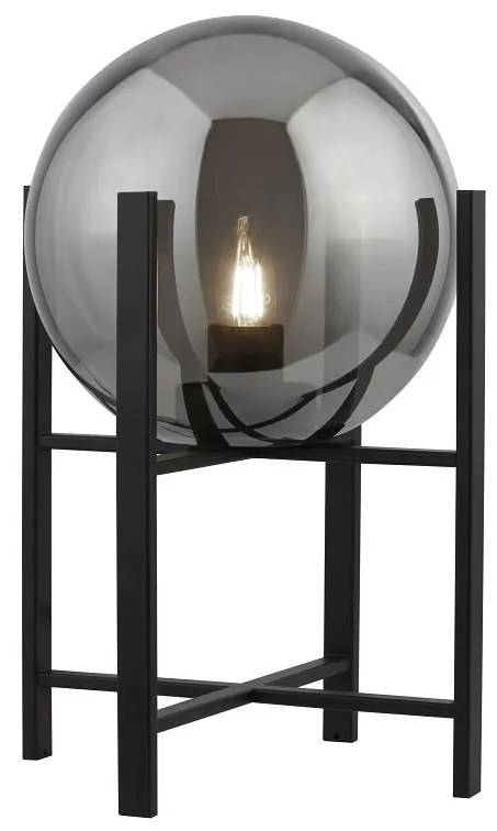 Searchlight EU1029-1SM - Stolná lampa AMSTERDAM 1xE27/60W/230V