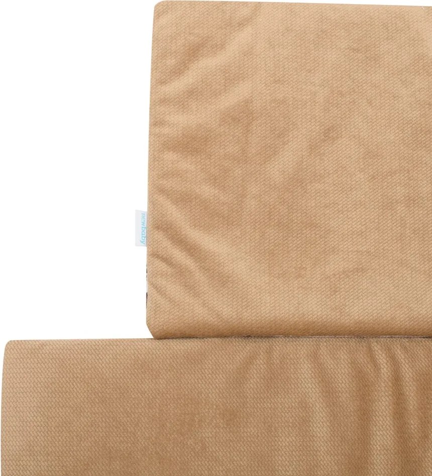 Obojstranný Set z Velvet a bavlny do kočíka New Baby Safari