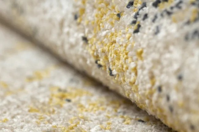 Koberec FUSION 9776 biely / žltý / krémový