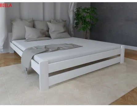 Sammer Drevená posteľ v rôznych farbách bez čela DIANA DIANA 120 x 200 cm Sivá