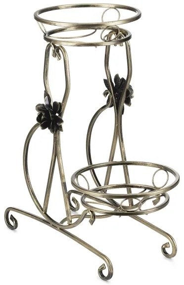 Stojan na kvety 64x54 cm zlatá