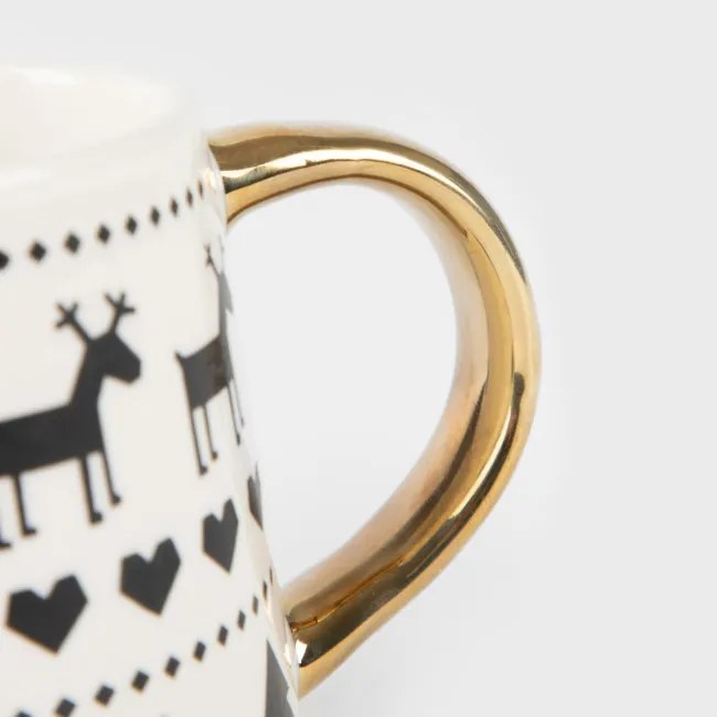 Hrnček LINKO biely 708688 360 ml