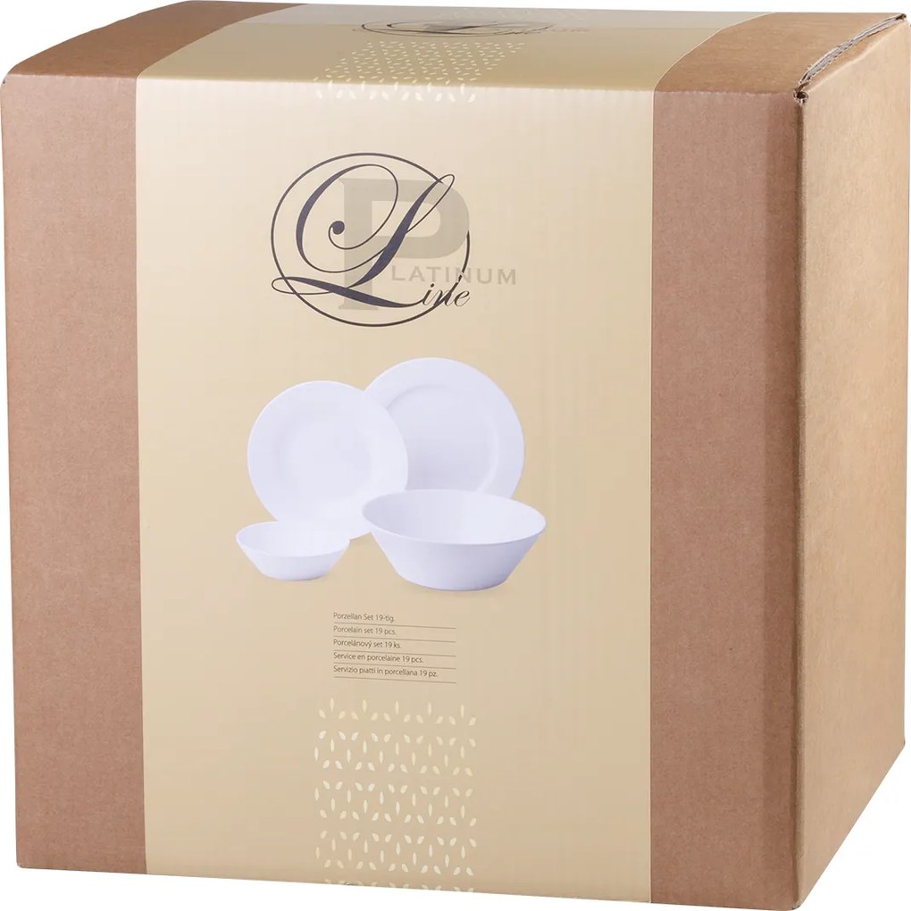 Porcelánový set 19 ks – Premium Platinum Line - w0031