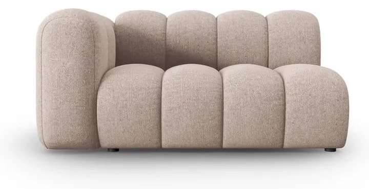Béžový modul pohovky (ľavý roh) Lupine – Micadoni Home