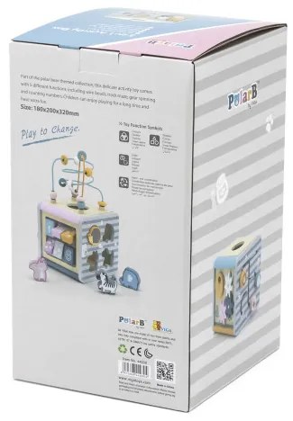 Edukačná kocka Viga 44030 PolarB s priestorovým bludiskom