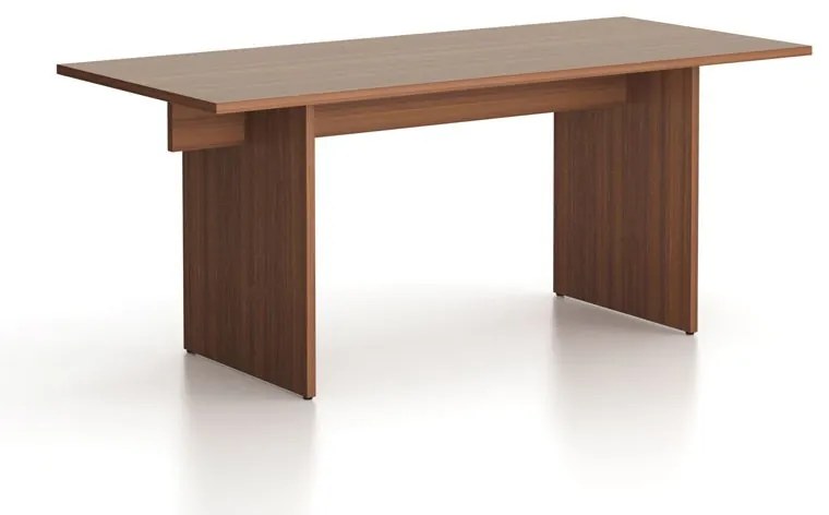 Stôl single SOLID, 1800 x 800 x 743 mm, orech
