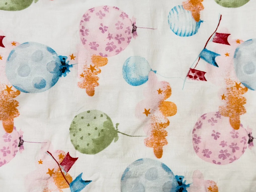 Krepové obliečky do postieľky Renforcé BALUNEA biele Rozmer obliečky: 45 x 65 cm | 90 x 140 cm