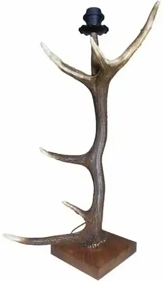 Lampa stojacie z jelenieho parožia elaphus - 70cm / E27 | BIANO