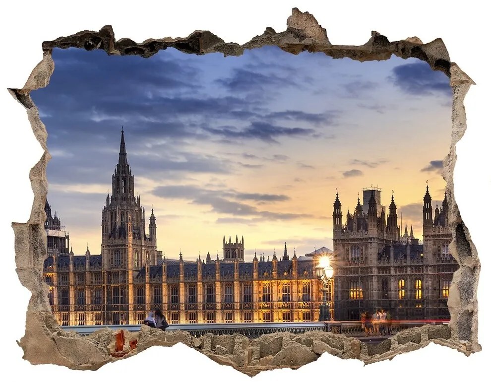 Fototapeta díra na zeď 3D Big ben, london nd-k-55189515