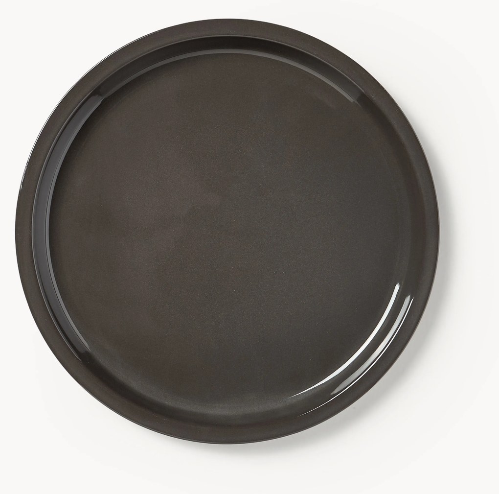 Porcelánové plytké taniere's reaktívnou glazúrou Dune, 2 ks