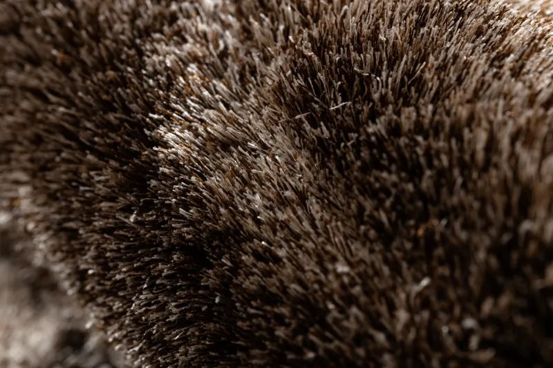 Dywany Łuszczów, Kusový koberec Flim 007-B3 Stripes brown, 120x160, hnedá, obývacia izba