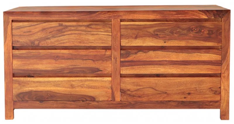 Komoda Gani 160x80x45 z indického masívu palisander Super natural