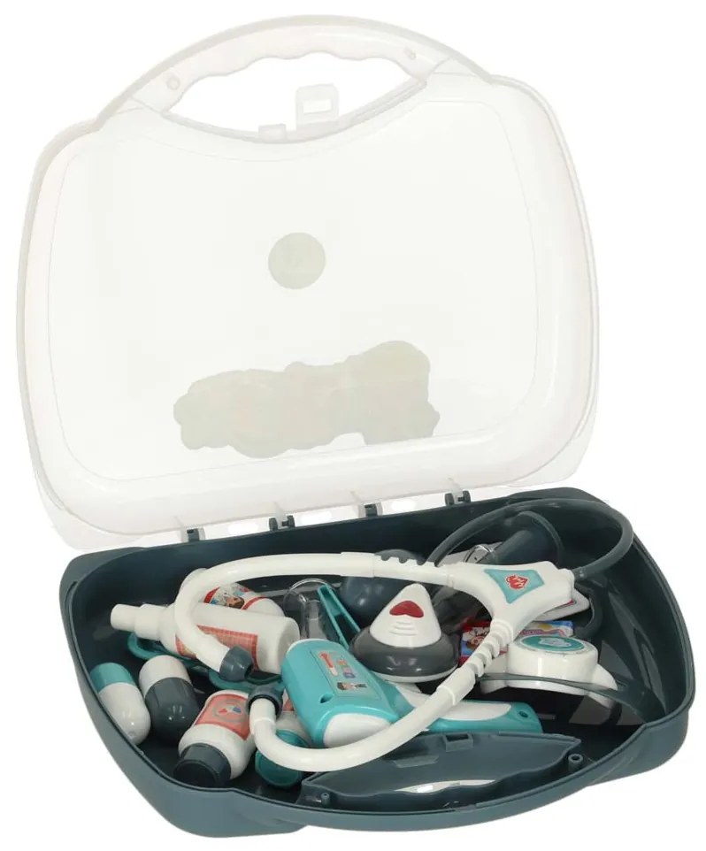 KIK Detská lekárska súprava (lekárnička) v kufríku – svietiaci stetoskop, zvuky, 3+