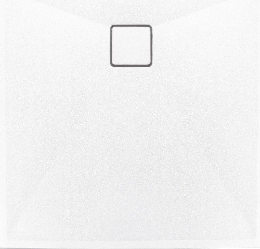 Deante Correo, obdĺžniková granitová sprchová vanička 90x90x3,5 cm, biela matná, DEA-KQR_A41B