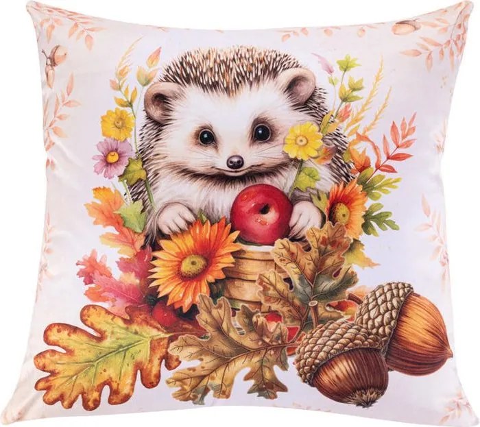 Súprava 3 ks obliečok na vankúšiky LESNÉ ZVIERATKÁ 45 x 45 cm