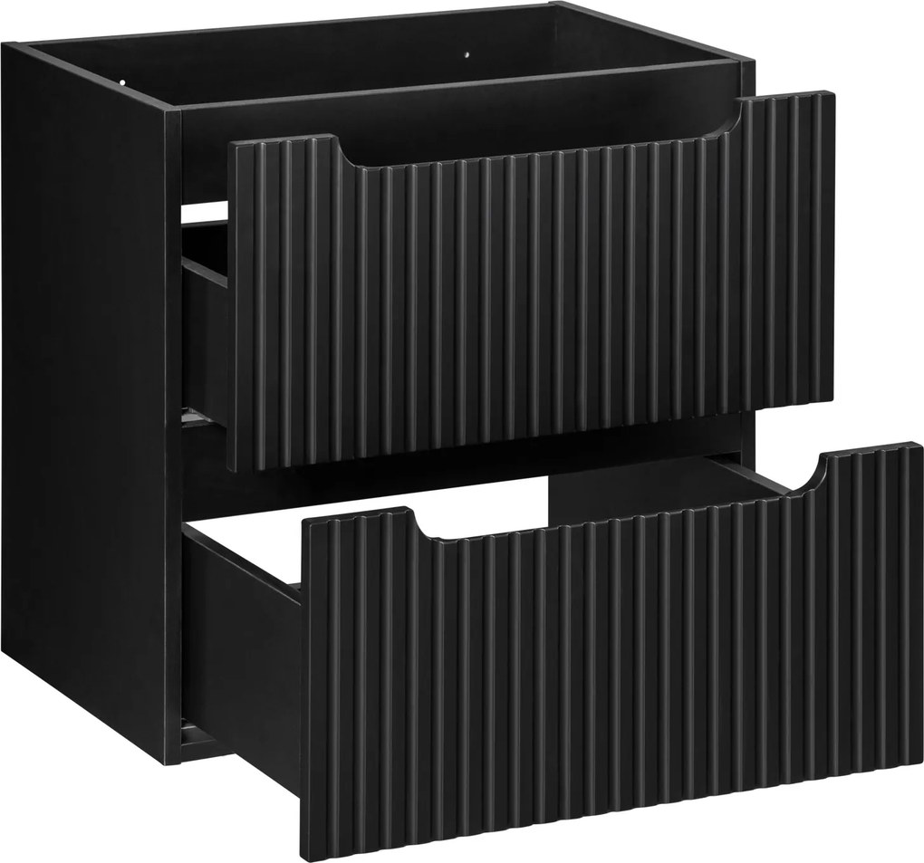 Comad Kúpeľňová skrinka pod umývadlo Nova Black 60 čierna