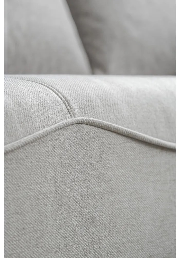 Krémovobiela rozkladacia rohová pohovka (variabilná) Homely Tommy – Miuform