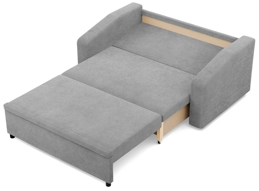 Rozkladacia pohovka NEO - skosený bok - Poso Sivá I