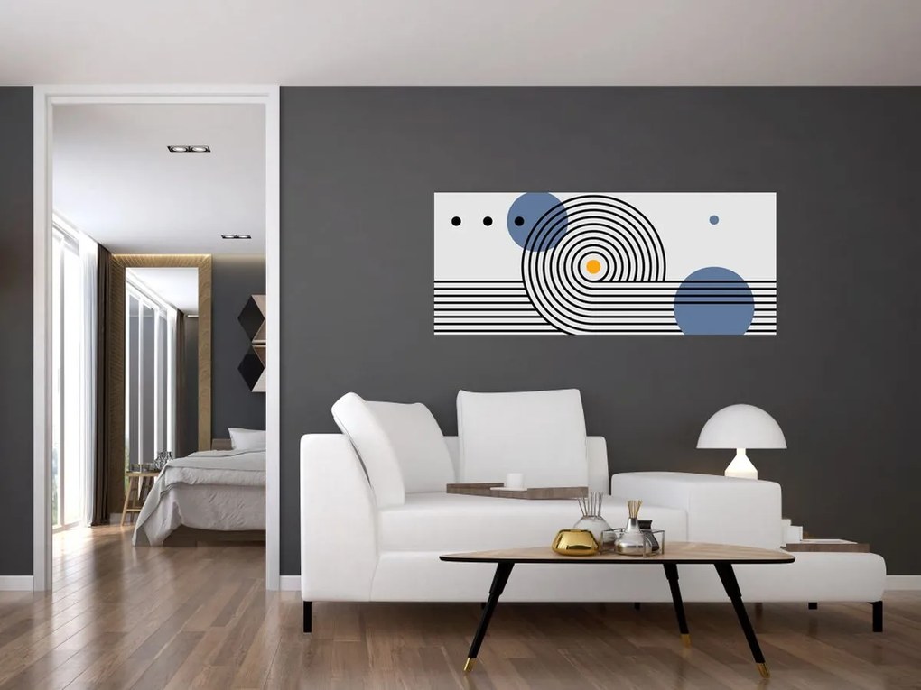 Obraz - Minimalistická abstrakcia N⁰1 (120x50 cm)