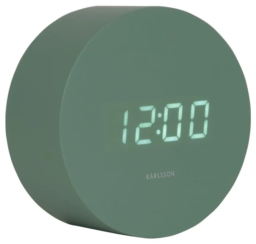 Digitálny budík ø 9 cm Spry Round – Karlsson
