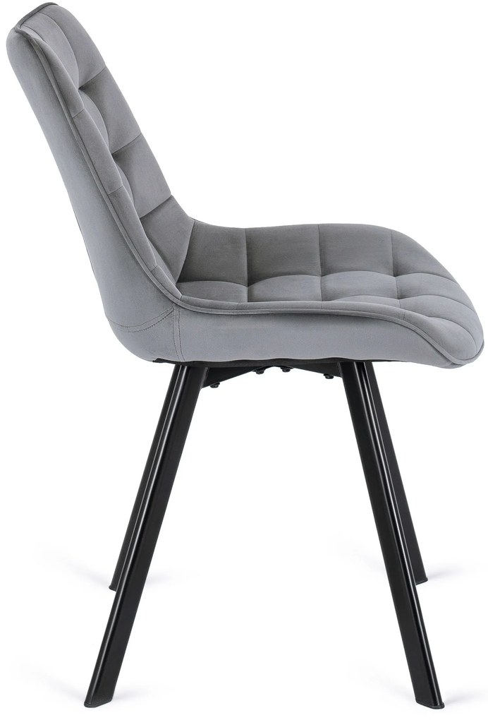 PROXIMA.store - Čalúnená jedálenska stolička RICK FARBA: béžová, MATERIÁL: zamat