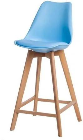 OVN barová stolička SK FIORD modrá