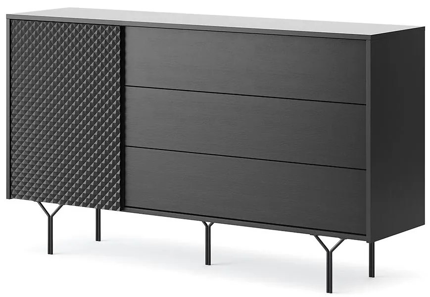 Komoda Raven KSZ144 čierna